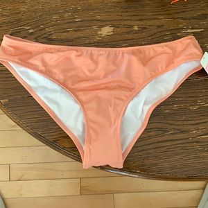 Size medium coral mini bikini bottom Victoria secret